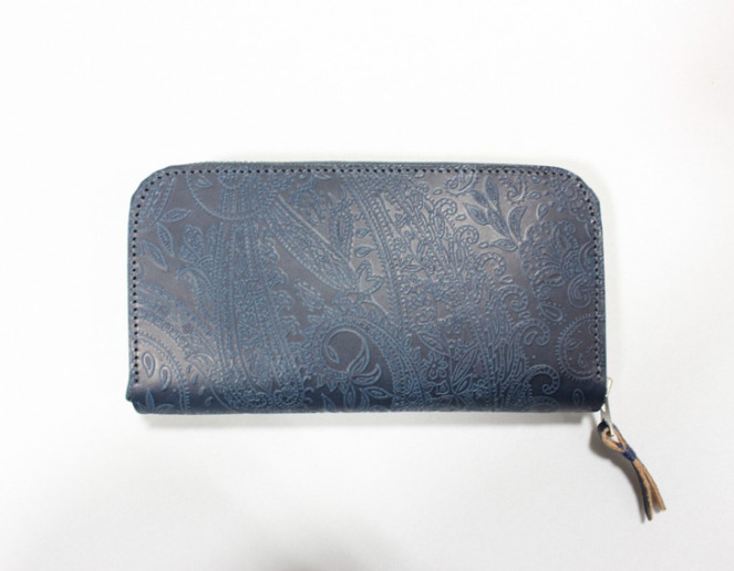 【Round Fastener Long Wallet】