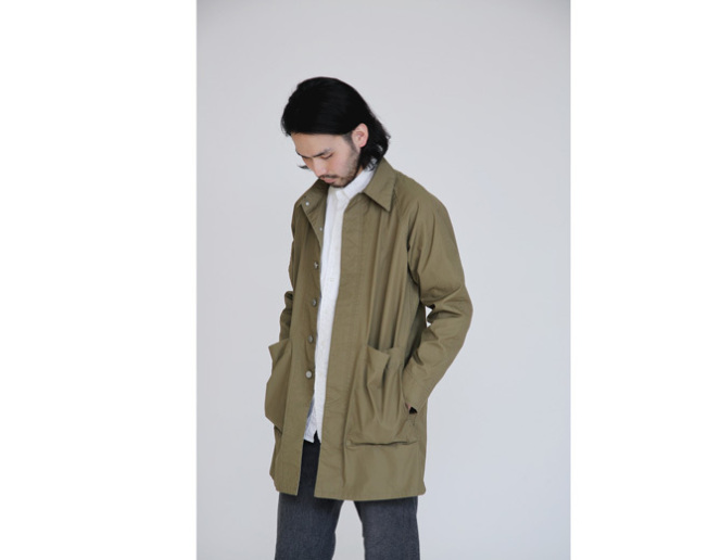 LARGE POCKET RAGLAN COAT